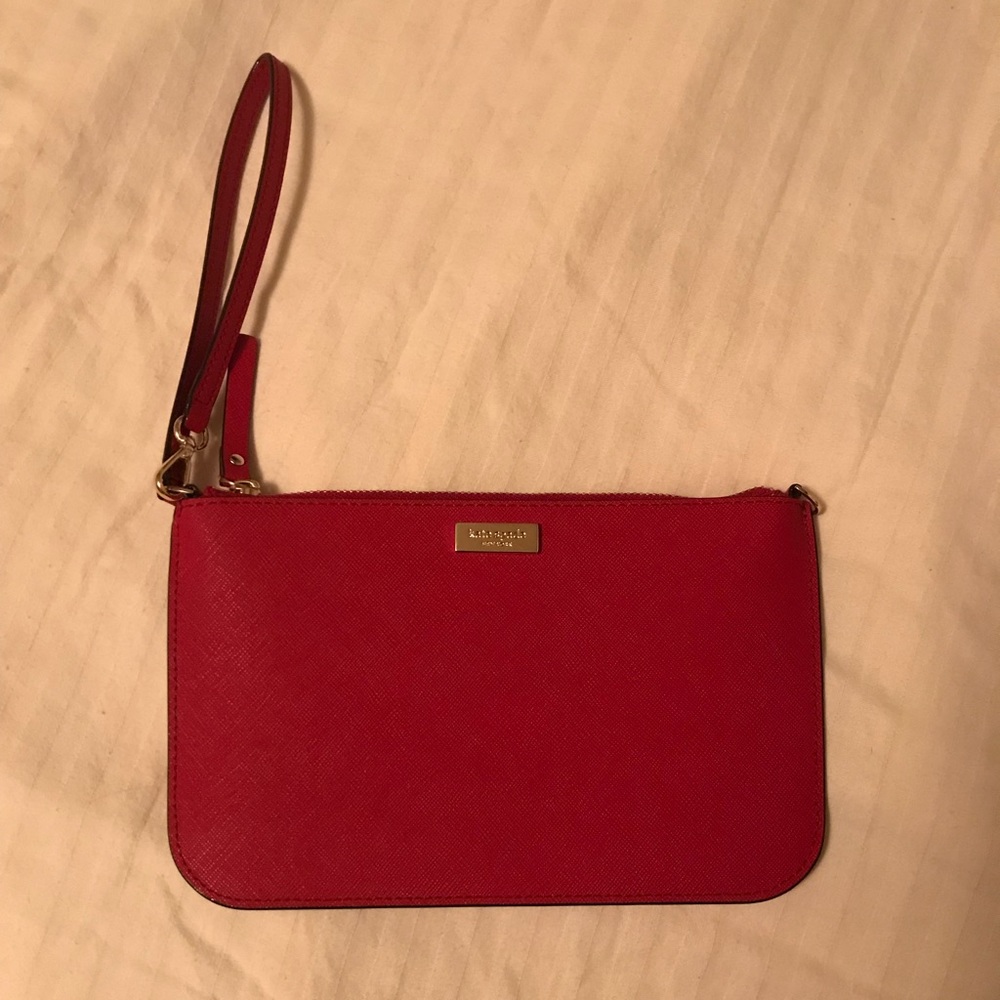 Kate Spade wristlet/mini purse Red